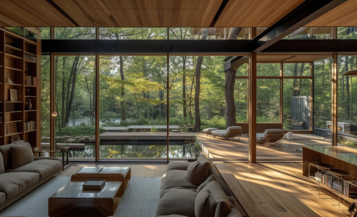 Modern eco friendly house